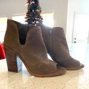 Vince Camuto Peep Toe Booties
